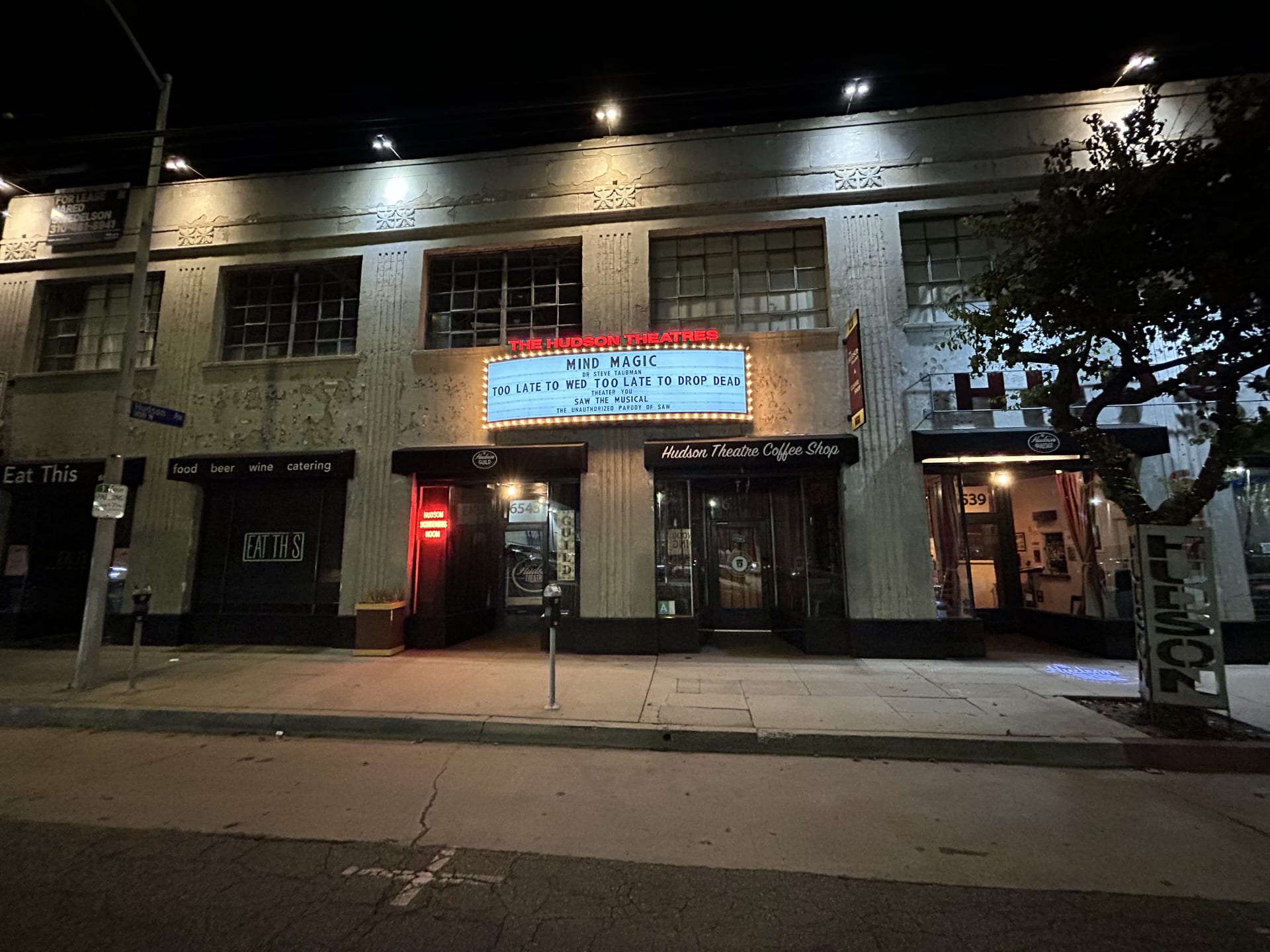 Hudson Theatre Banner