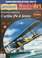 Answer Samolot szkolny Curtiss JN-4 Jenny (modelu kartonowy)