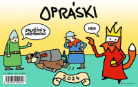 Opráski 2024 - stolní kalendář