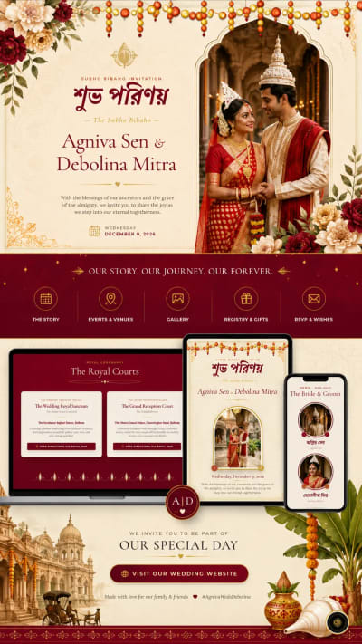 Premium Royal Bengali Wedding