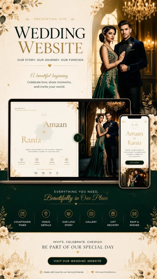 Interactive Wedding Invitation