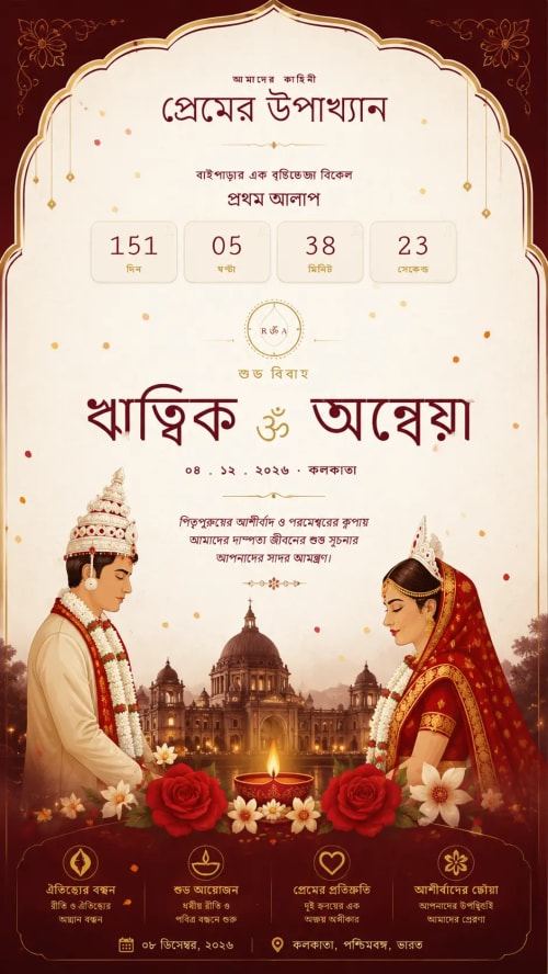 Bengali Wedding Invitation