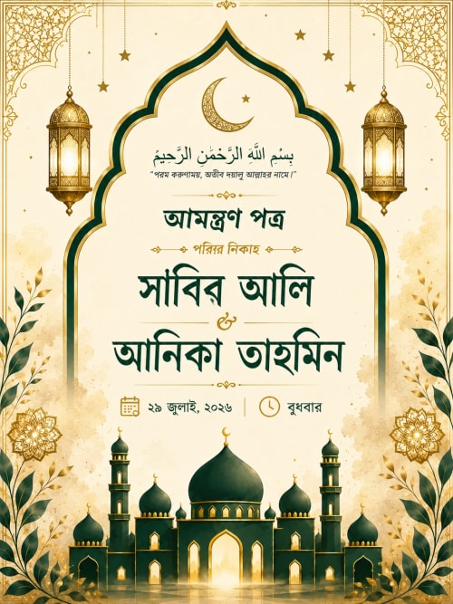 Bengali Muslim Wedding