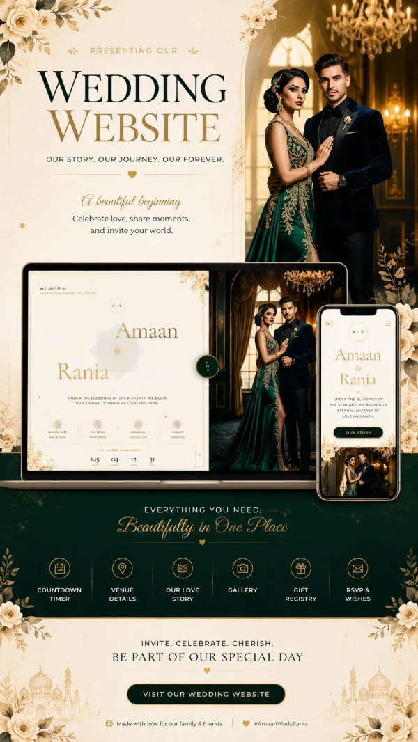 Interactive Wedding Invitation