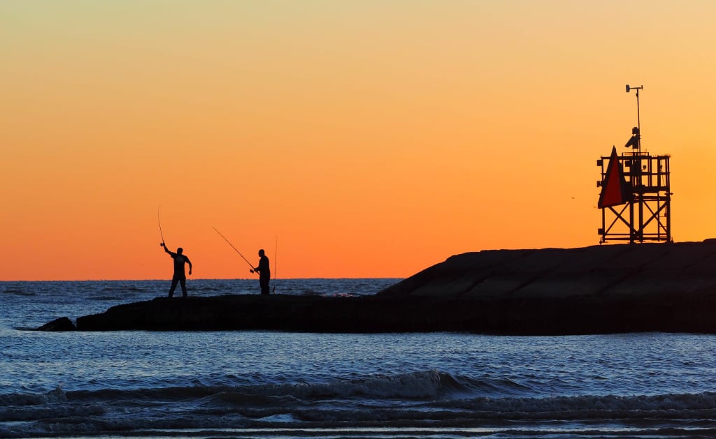 anglers at Matagorda Bay