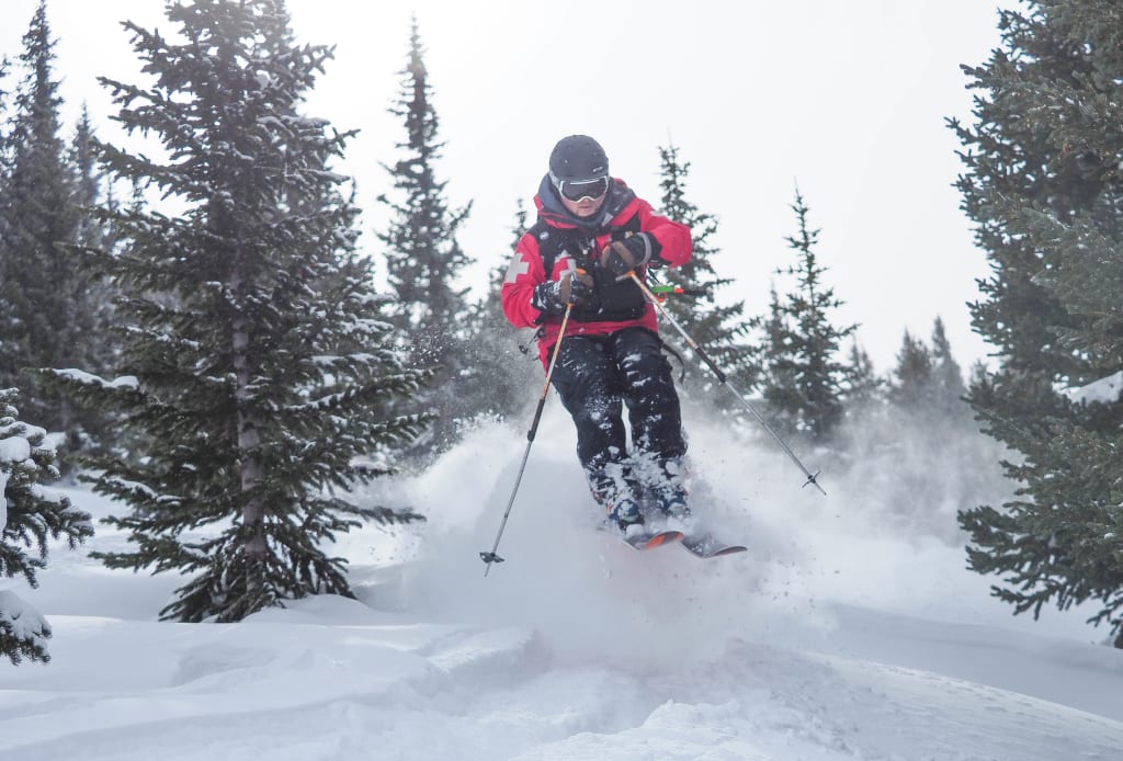 cat skiing at Keystone