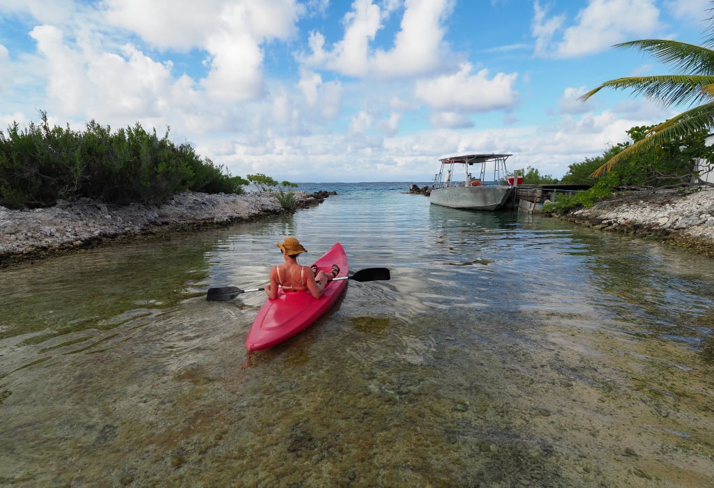 private island in manihi