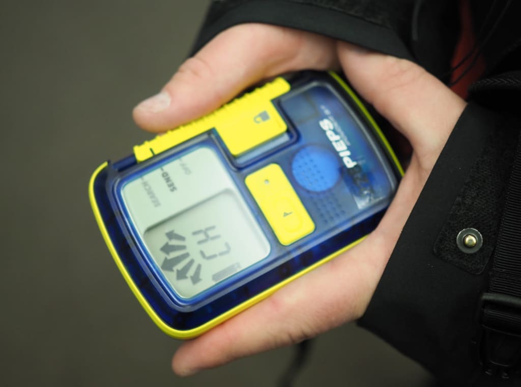 avalanche beacon cat skiing at Keystone