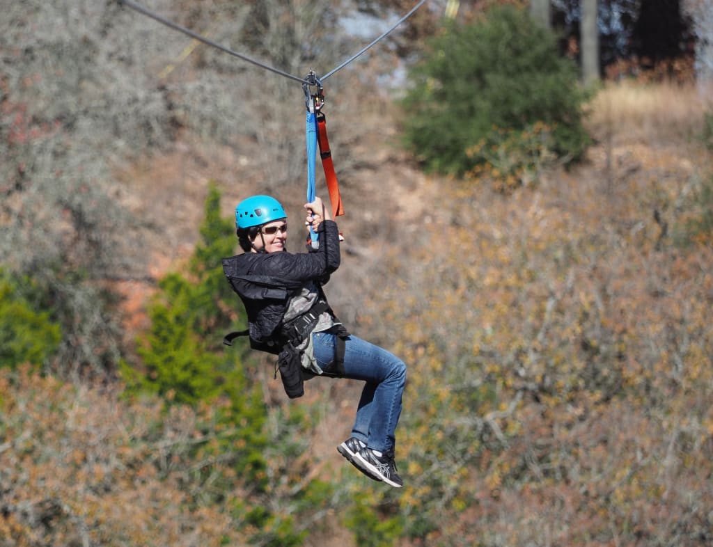 Suzanne at zip lost pines