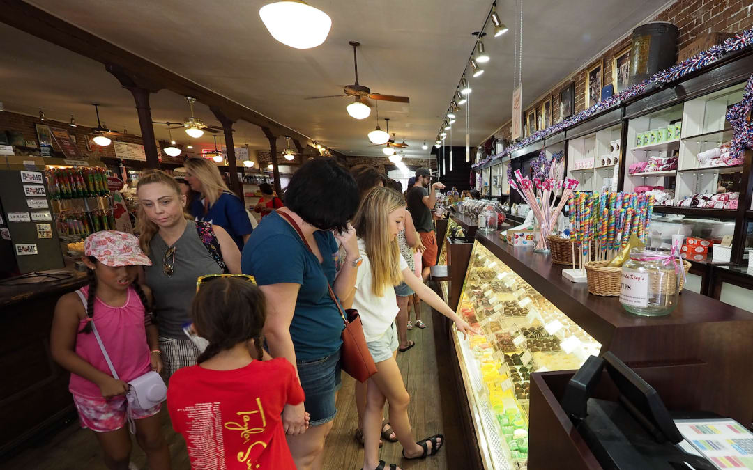 Drop by LaKing’s in Galveston for candy, ice cream and nostalgia