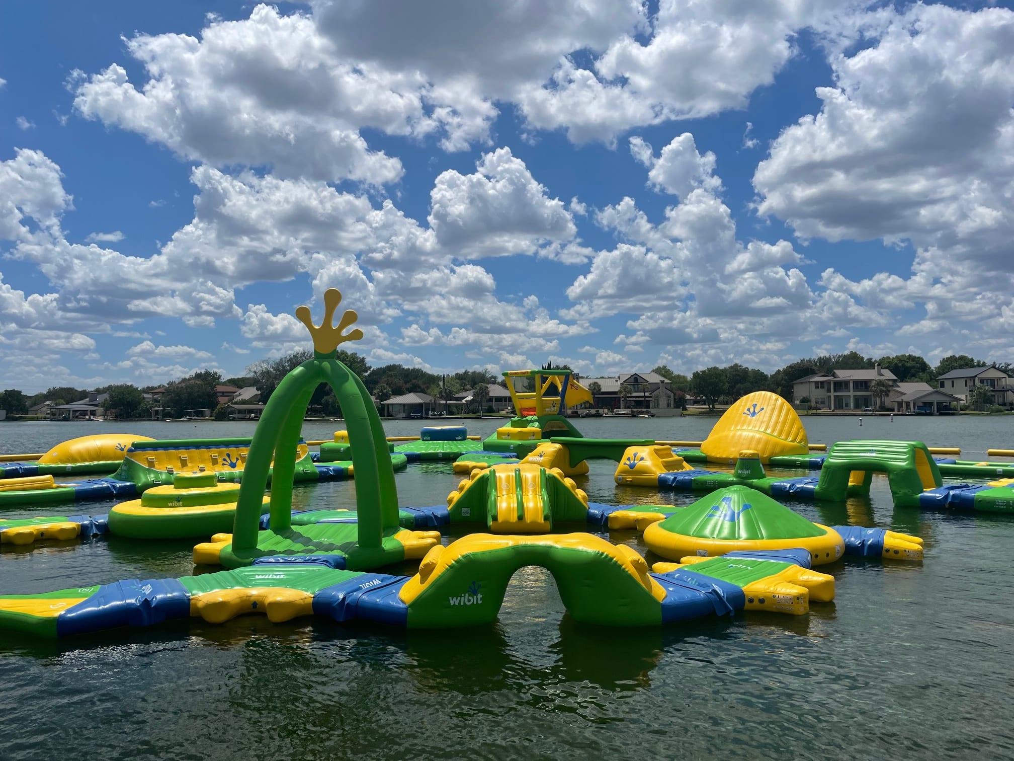 This huge floating obstacle course in Texas is like 'Ninja Warrior