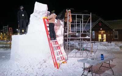 In Breckenridge, artists transform blocks of snow into sculpture