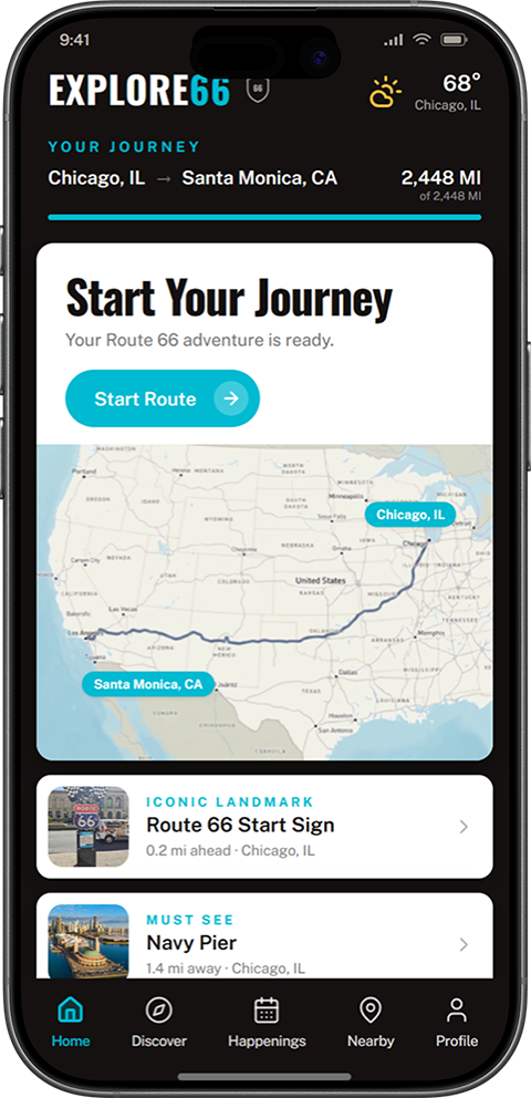 Explore66 mobile app