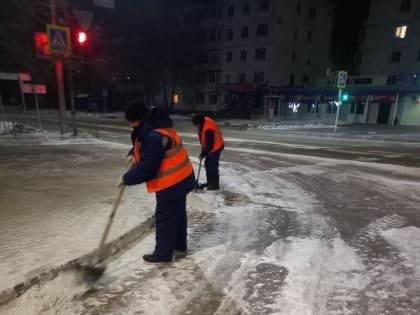 В Благовещенске ГСТК очистил Чайковского и Красноармейскую