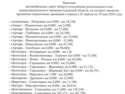 В Приамурье продлен запрет на движение большегрузов в период оттайки дорог. Нарушителям грозят серьезные штрафы