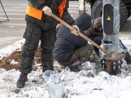 За сбитый автомобилем фонарный столб заплатит благовещенка