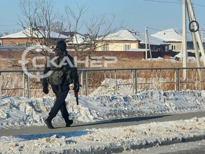 Благовещенцев напугал мужчина, идущий по улице в экипировке с автоматом (видео)