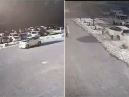 Озвучена сумма, которую заплатит автоледи за таран светильников и здания мэрии в Благовещенске