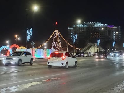 Елочка, зажгись! И она зажглась – на центральной площади Благовещенска (фоторепортаж)