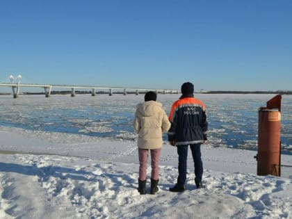 Опасность выхода на лед в Благовещенске
