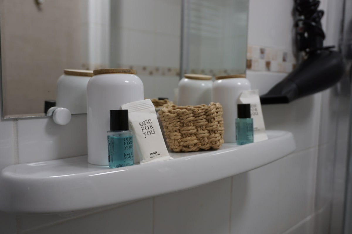 Produits d'accueil hôteliers fournis à l'arrivée