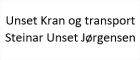 Unset Kran og transport Steinar Unset Jørgensen