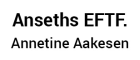 Anseths EFTF. Annetine Aakesen