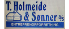 T Holmeide & Sønner AS Entreprenørforretning