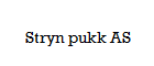 Stryn Pukk AS