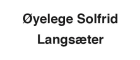 Øyelege Solfrid Langsæter