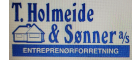 T Holmeide & Sønner AS Entreprenørforretning