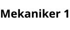 Mekaniker 1 AS