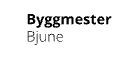 Byggmester Bjune AS
