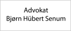 Advokat Bjørn Hübert Senum