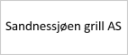 Sandnessjøen grill AS