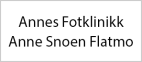 Annes Fotklinikk Anne Snoen Flatmo