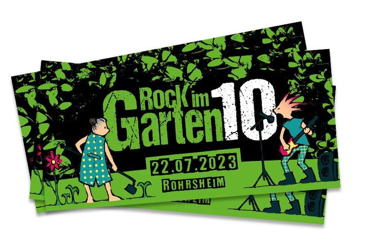 Rock im Garten