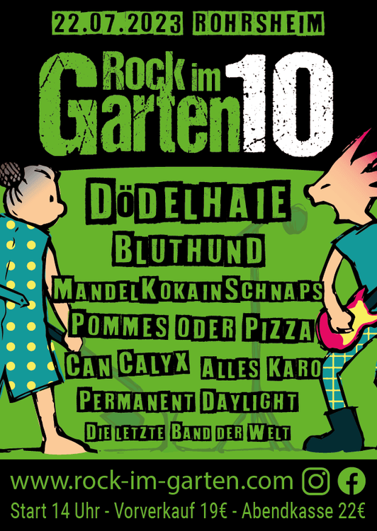 Rock im Garten
