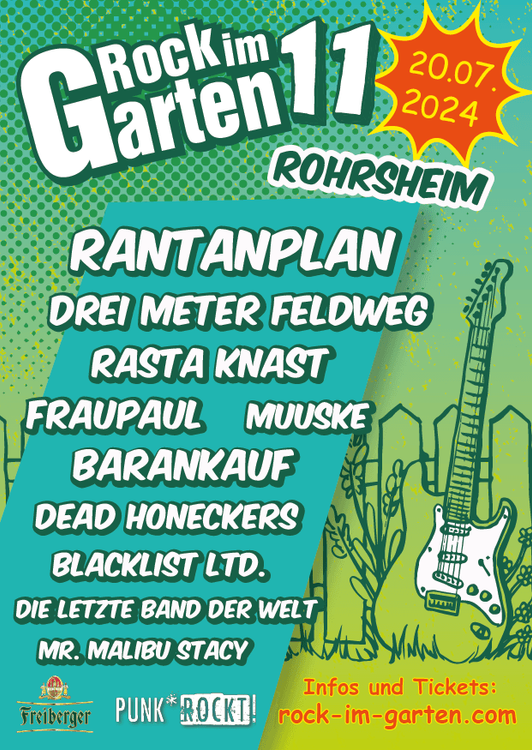 Rock im Garten