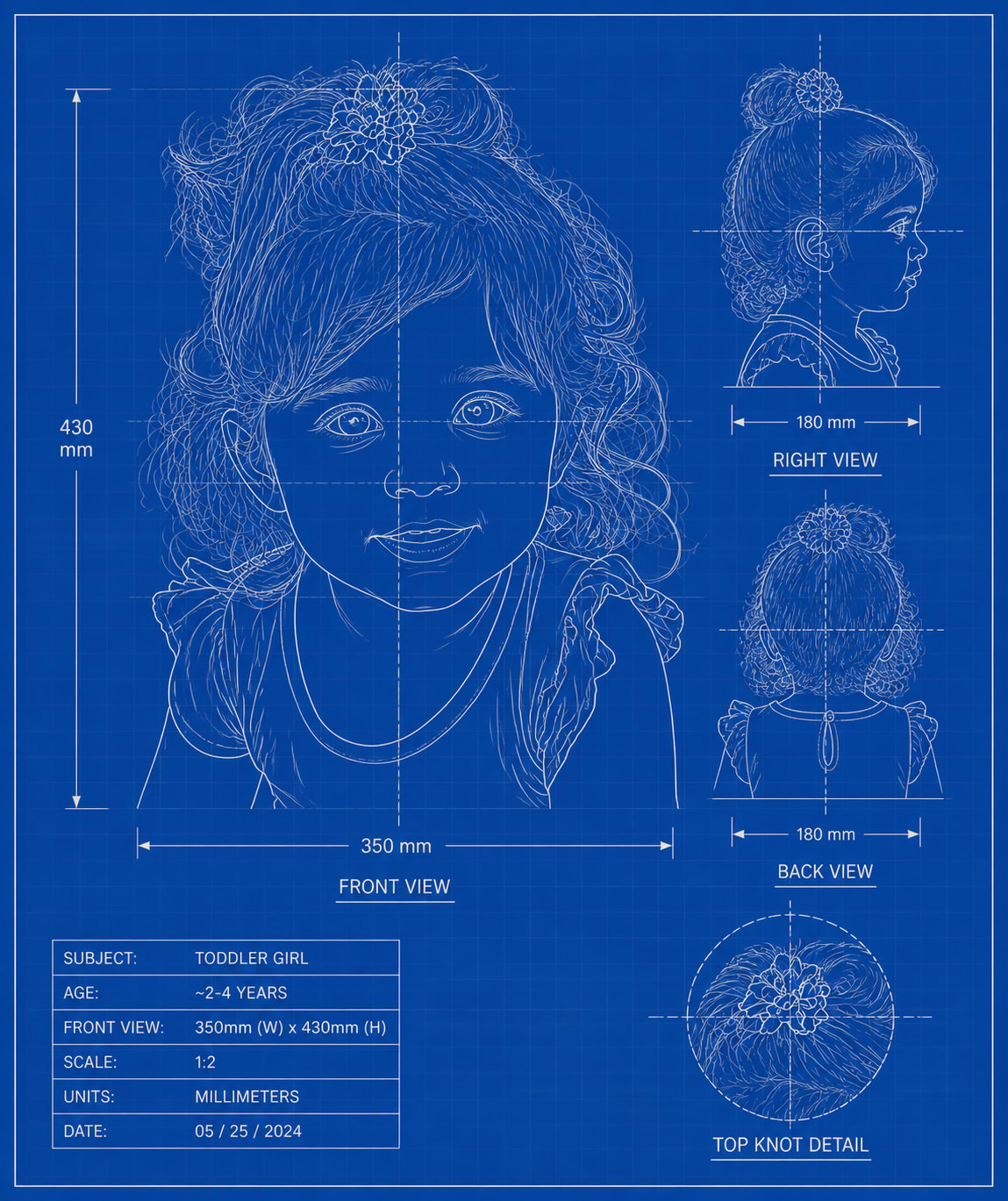 Blueprint Poster — Design AI prompt example