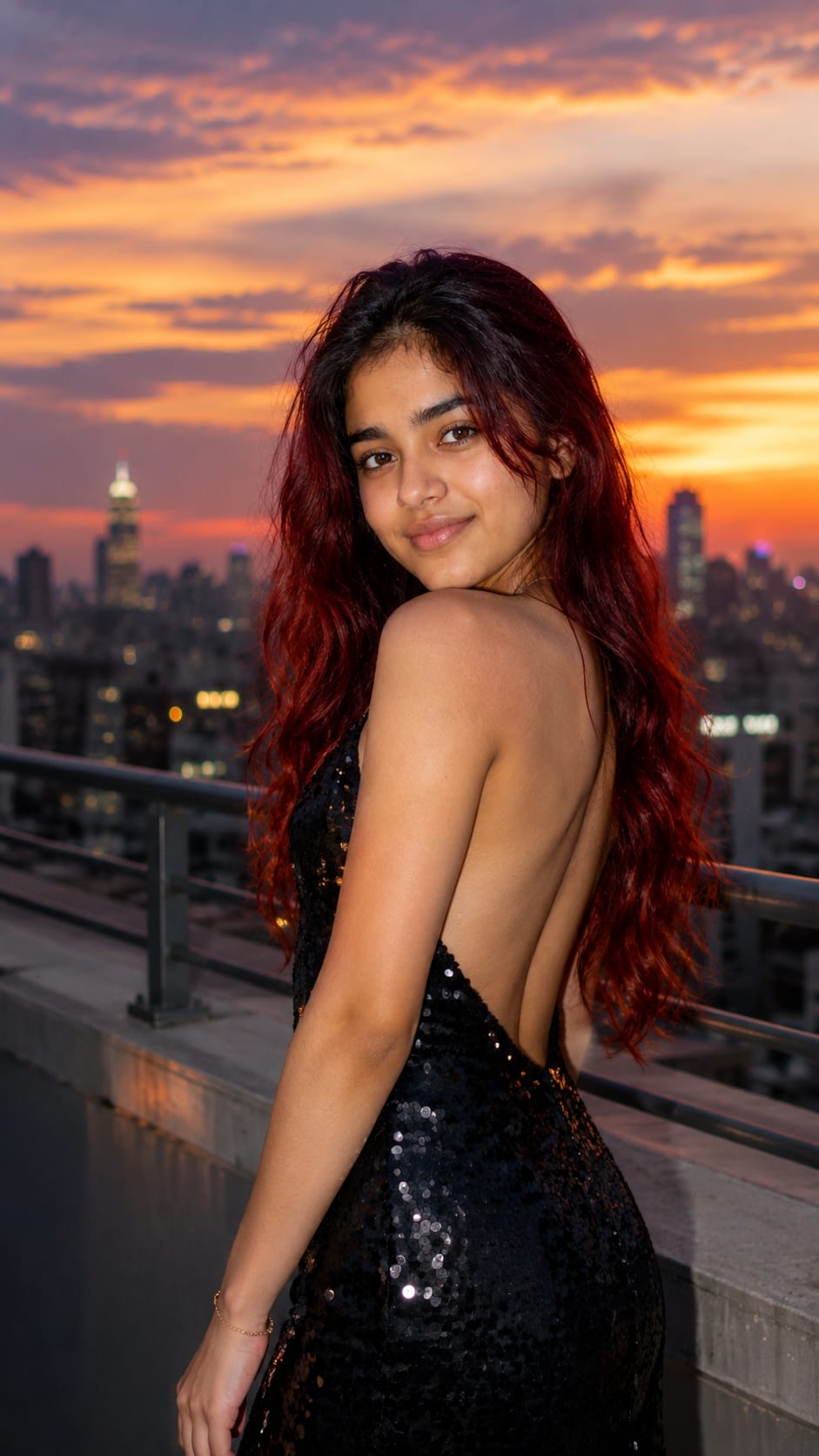 Rooftop Sunset Editorial