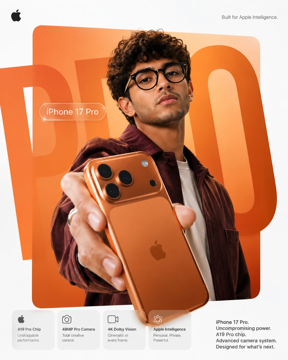 PicSzn AI prompt example: Premium Tech Campaign Poster