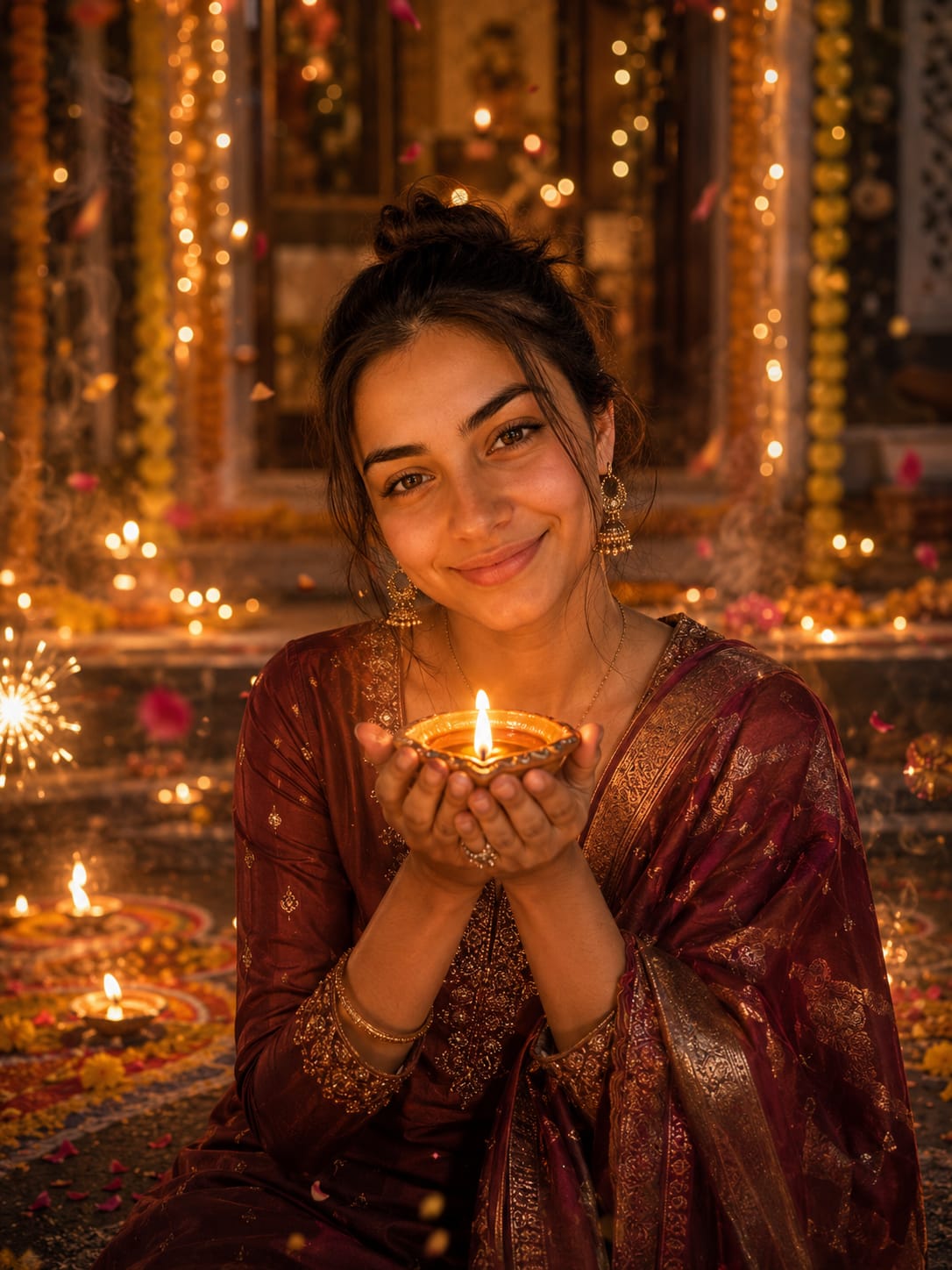 Diwali Festival Glow — Indian AI prompt example