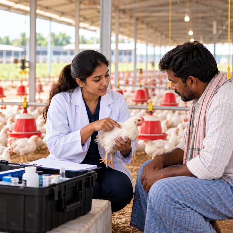 Poultry health products by Triox Aqua Sciences — High-performance amino acid growth tonics, eggshell & layer boosters, liver toni