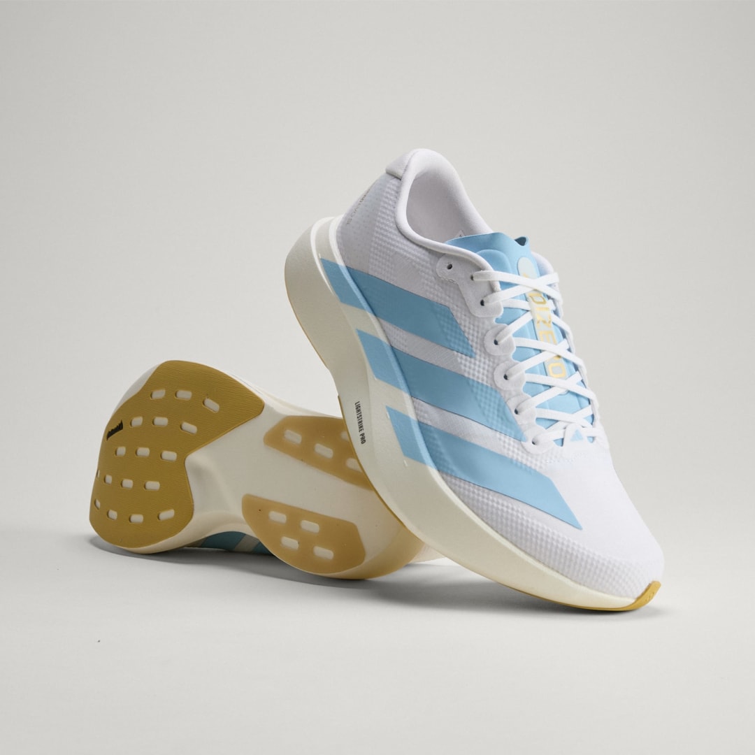 Blanco Nube / Azul Claro / Dorado Mate