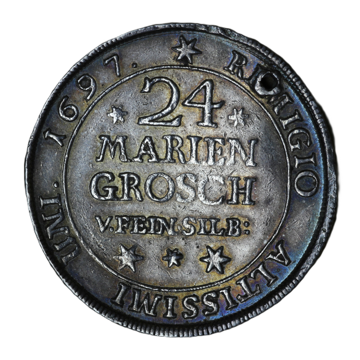 24 Mariengroschen (2/3 Thaler), 1697 Principality of Brunswick-Wolfenbüttel