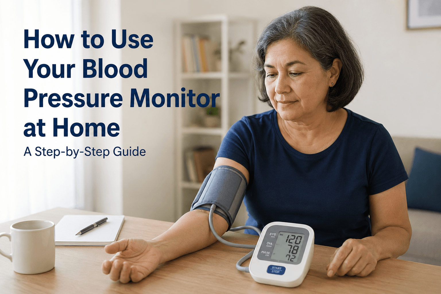 How to Use Your Blood Pressure Monitor at Home: A Step-by-Step Guide