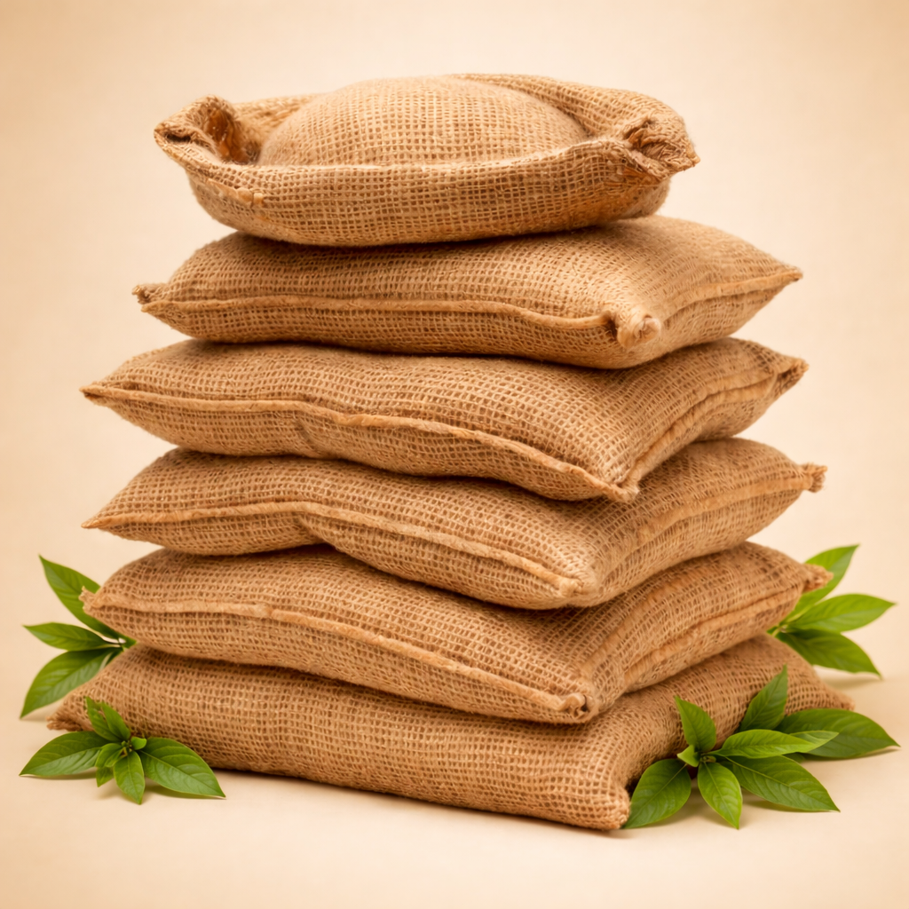 Close-up side profile of a woman with smooth skin and a swatch of beige foundation applied on her cheek.