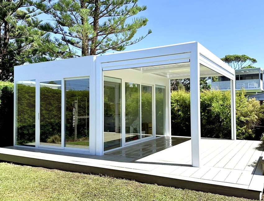 Tahoe Mini backyard studio exterior