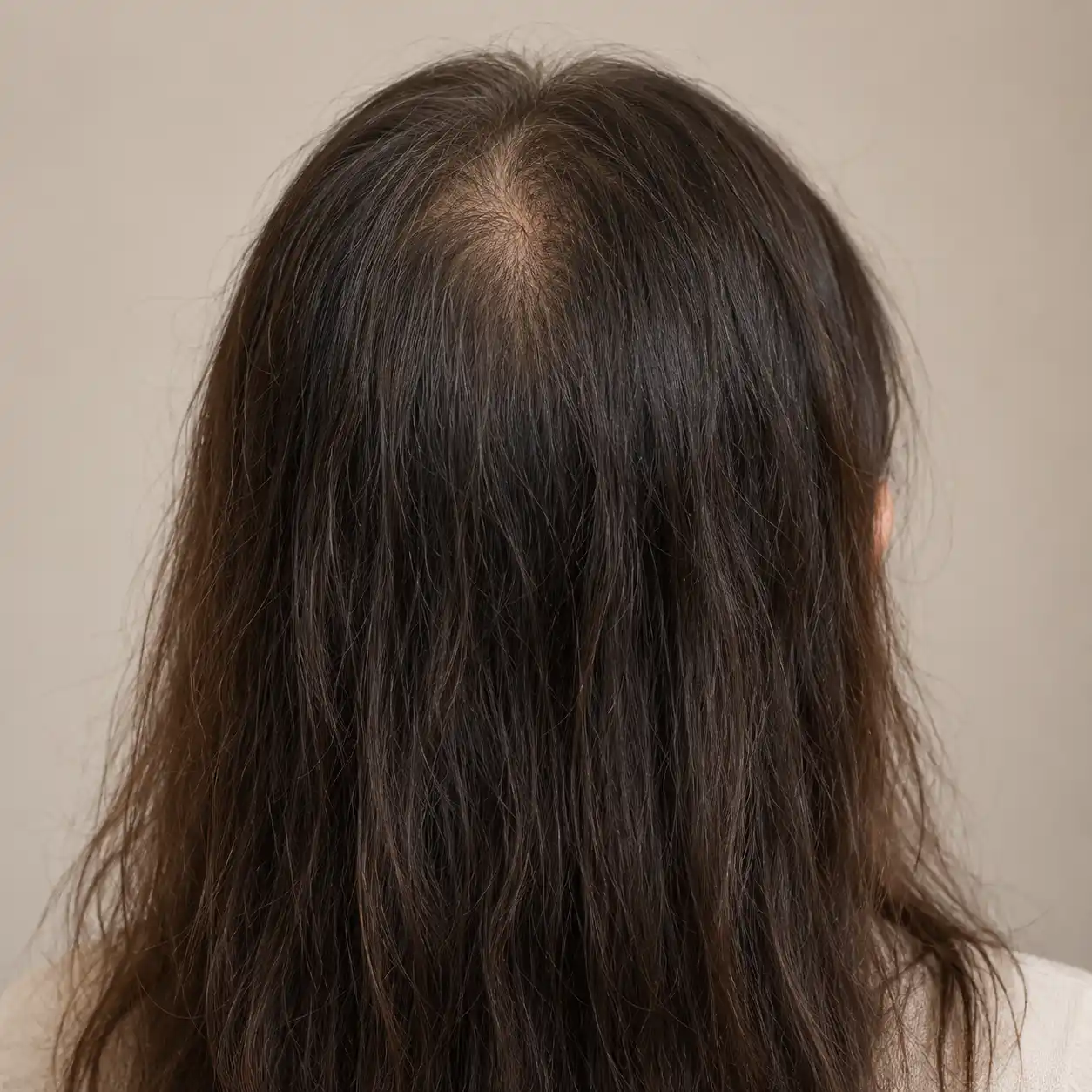 Hair before using Ayroil